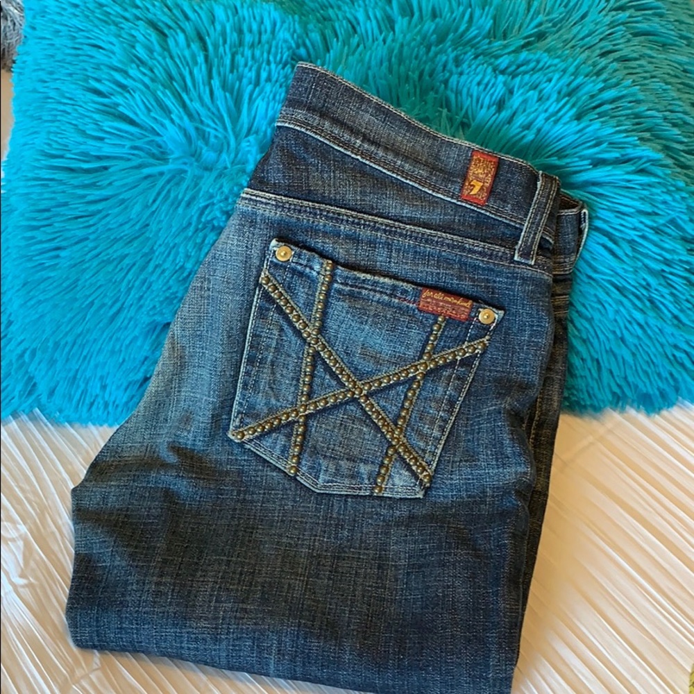 Vintage 7 For All Mankind Jean w/ Metal Details 28